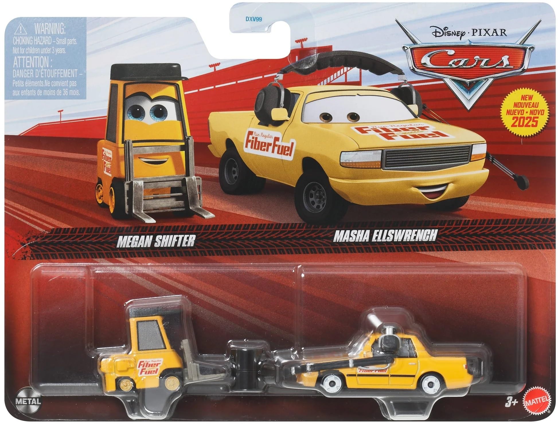 Amazon.com: Cars Disney Pixar Pack of 2 Metal Cars 1:55 - Megan
